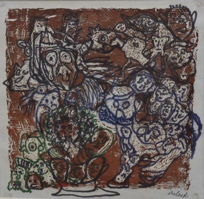 Shmuel ENGEL known as MALACHI (1919-2014)
Thistle...