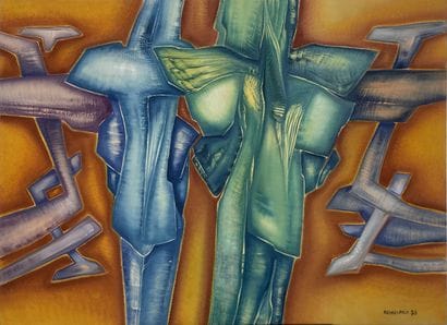 Roger DESSERPRIT (1923-1985)
Abstract composition,...