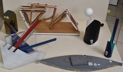 École contemporaine 
Six sculptures en bois...