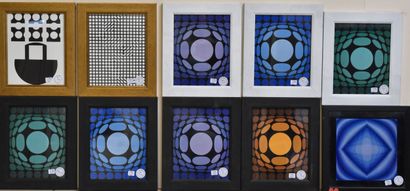 D'après Victor VASARELY 
Cinétiques 
Dix...