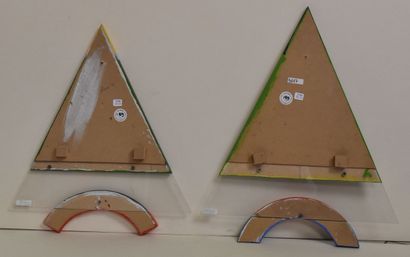 Henri MOUVANT (1926-2015)
Triangular compositions,...