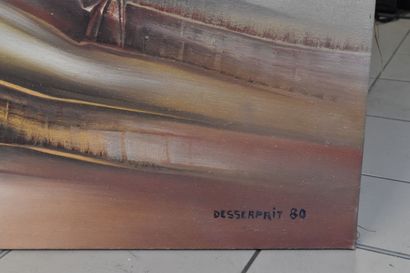 Roger DESSERPRIT (1923-1985) 
Sand dune composition,...