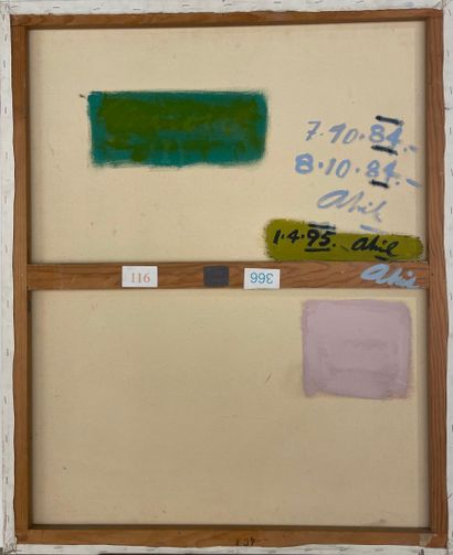 AHIL (1927-2001)
Still life with bottle and...