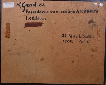 École contemporaine 
Caisson blanc et noir...