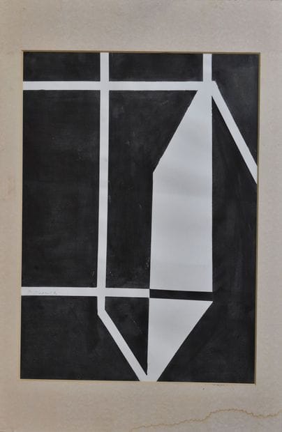 P. BLAZQUEZ (20th century)
Geometric composition
Ink...