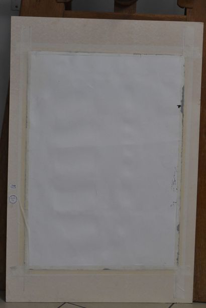 P. BLAZQUEZ (20th century)
Geometric composition
Ink...