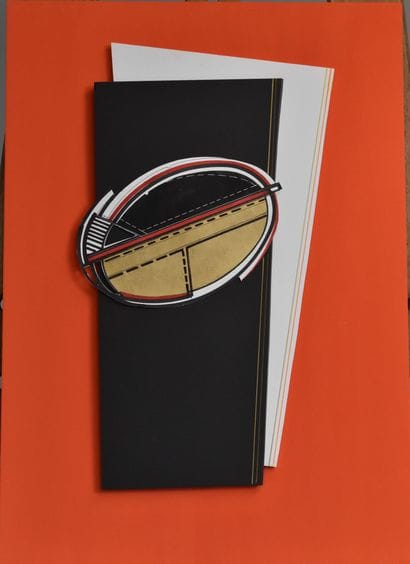 Pepe CACERES (born 1941)
Two reliefs on orange...