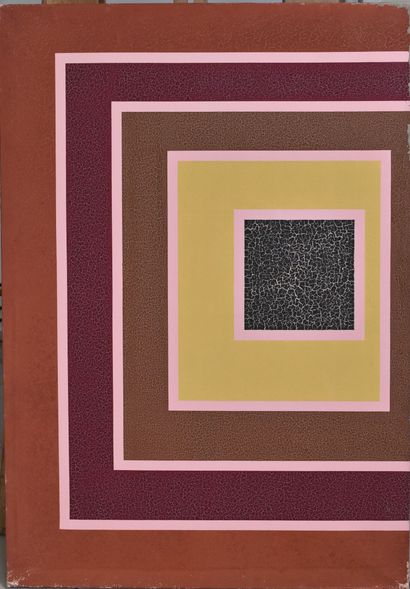 Michel MAGNE (1930-1984)
Abstraction 
Sanded...