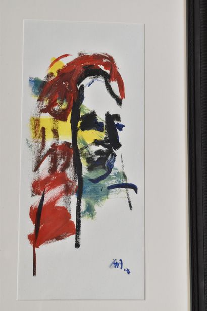 Alejandro AVAKIAN (b. 1959)
Faces, 2006 
Three...