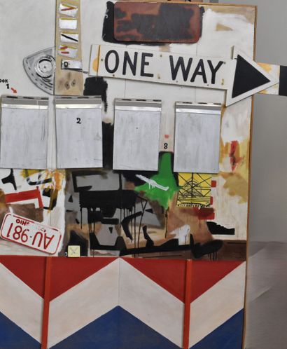 Hervé CARRIER (1932-2000)
Tribute to Rauschenberg...