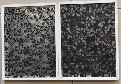 Michel MAGNE (1930-1984)
Abstractions, 1976
Two...
