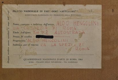 Aldo MENGOLINI (born 1930)
Km. XZ-Autostrada,...