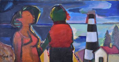 Mathilde GRANT (1918-2006) 
Faro de Quequen,...
