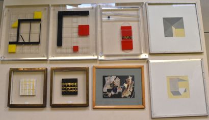 Préaux DILAJEANT (contemporain)
Collage 
Signé
14...