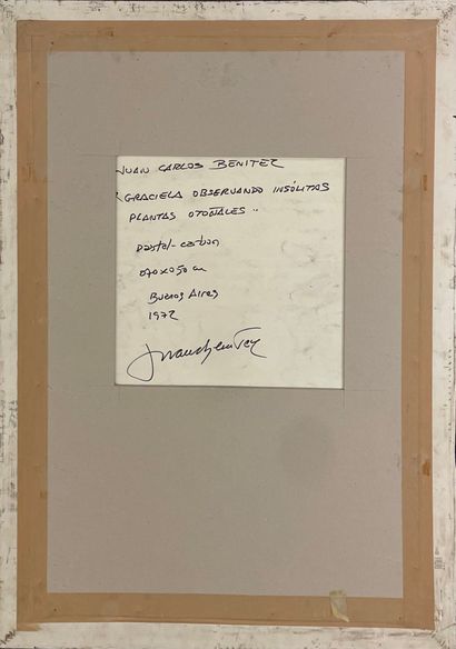 Juan Carlo BENITEZ (b. 1931)
Graciela observendos...