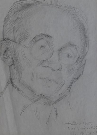 Henryk BERLEWI (1894-1967)
Portrait of a...