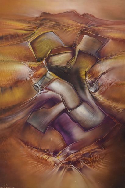 Roger DESSERPRIT (1923-1985) 
Composition...