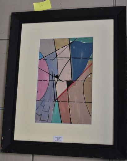 Pepe CACERES (born 1941)
Two geometric compositions,...