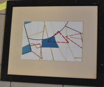Pepe CACERES (born 1941)
Two geometric compositions,...