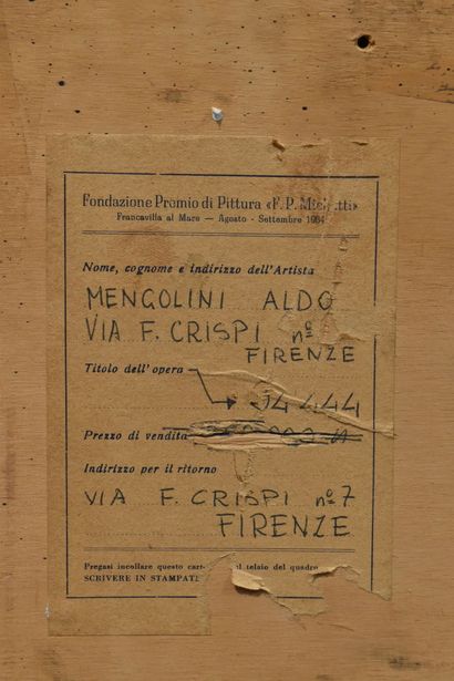 Aldo MENGOLINI (né en 1930)
Composition 04-444...