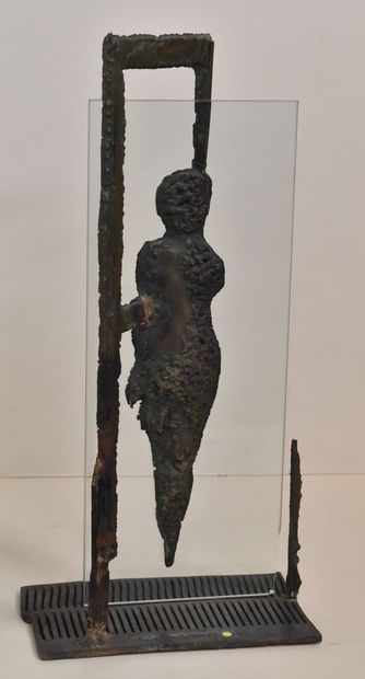 Olivier DESCAMPS (1920-2003)
Silhouette,...