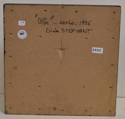Didier STEPHANT 
Composition n° 9, 1991
Painted...