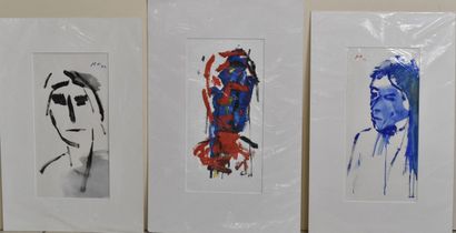 Alejandro AVAKIAN (b. 1959) 
Faces, 2006-2007
Two...
