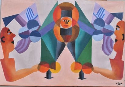 Laura WAISSMAN (b. 1950)
Malabaristas, 2004...