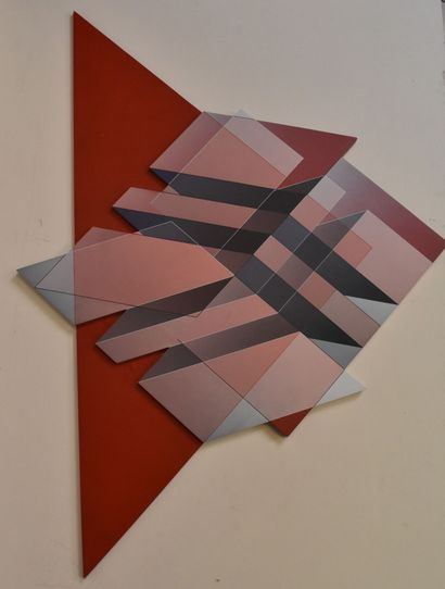 O. HERRERA
Red descriptive relief, 1992
Acrylic...