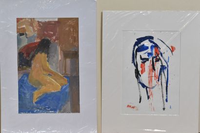 Alejandro AVAKIAN (b. 1959) 
Seated faces...