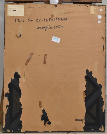 Aldo MENGOLINI (born 1930)
Km. XZ-Autostrada,...