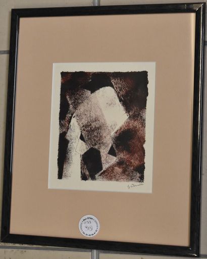 Georges BREUIL (1904-1997)
Abstractions 
Five...