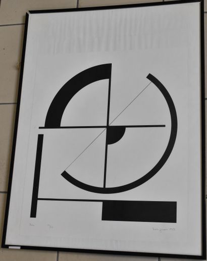 Contemporary school 
Black and white box...