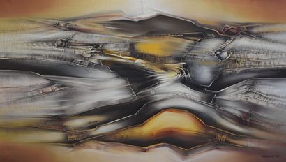 Roger DESSERPRIT (1923-1985) 
Sand dune composition,...