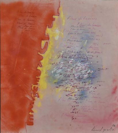 Bernard QUENTIN (1923-2020)
Fleur de Lumière,...