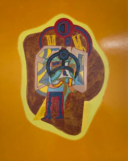 CARLOS
Ibiza, 2003
Mixed media on panel
Signed...