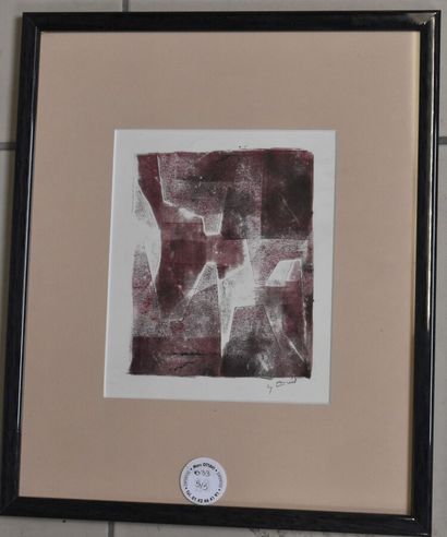 Georges BREUIL (1904-1997)
Abstractions 
Five...