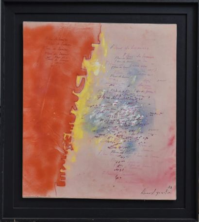 Bernard QUENTIN (1923-2020)
Fleur de Lumière,...