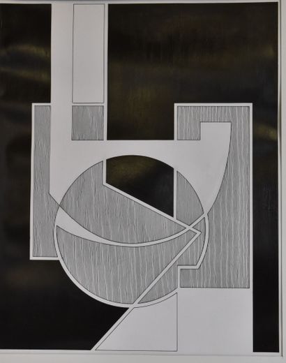 Celso SALGUEIRO (born 1927)
Geometric composition,...