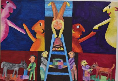 Laura WAISSMAN (née en 1950)
Equilibrio,...