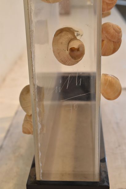 Claude GILLI (1938-2015)
Sculpture aux escargots,...