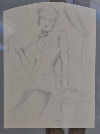Henryk BERLEWI (1894-1967)
Elegant 
Conté...