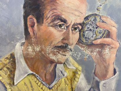 AHIL (1927-2001)
My mother, 1986
Oil on canvas
Signed,...