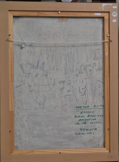 Martha BOTO (1925-2004)
Espéra, 1954
Peinture...