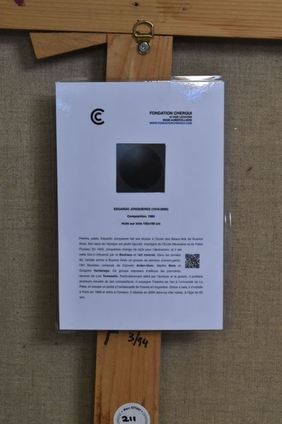 Edouardo JONQUIÈRES (1918-2000)
Composition,...