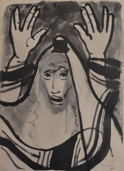 Based on Mané KATZ
Biblical scenes
Four lithographs
Signed...