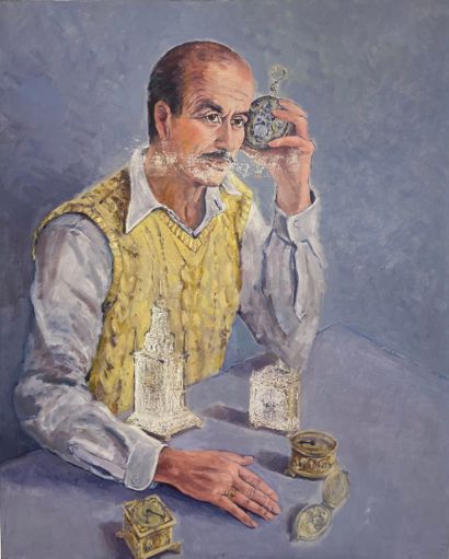 AHIL (1927-2001)
My mother, 1986
Oil on canvas
Signed,...