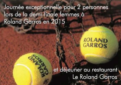 Amélie MAURESMO
Journée pour 2 personnes...