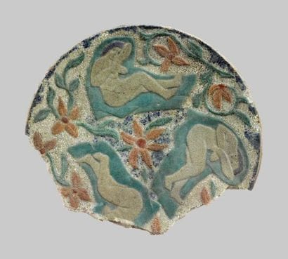 CROS Jean (1884-1932)
Elément de plat en...