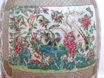 CHINE
Importante potiche en porcelaine, à...